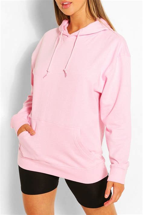 recycled oversized hoodie boohoo uk pink hoodie outfit pink outfits