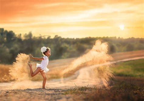 dancing with dust girl sand dust hd wallpaper