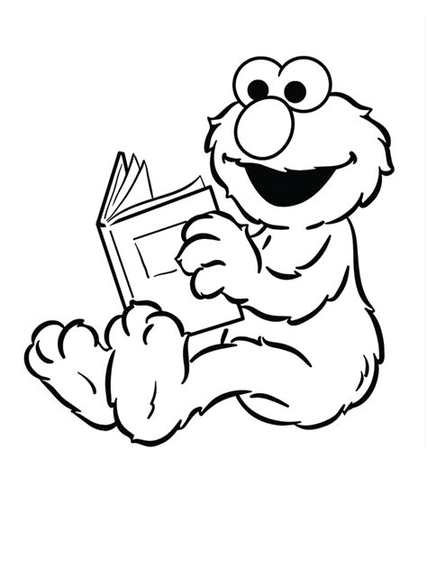 printable elmo coloring pages  kids