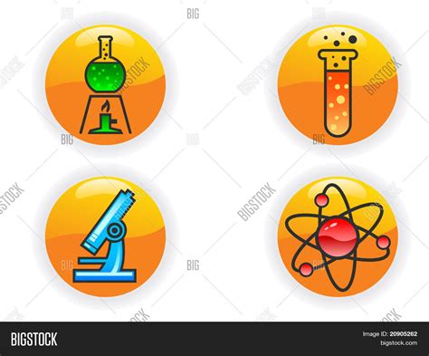 science symbols vector photo  trial bigstock