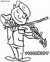 Violin Coloring Pages Sheet Colorings sketch template
