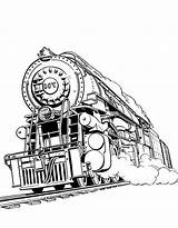 Train Steam Coloring Awesome Railroad Color Netart 87kb sketch template