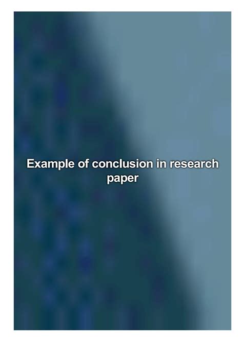 conclusion  research paper  klawpregiz issuu