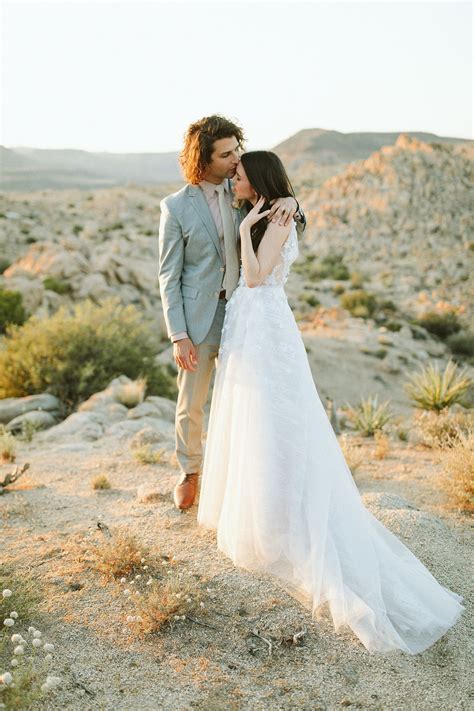 one couple planned a glam meets boho wedding in the california desert