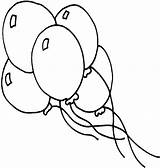 Globos sketch template