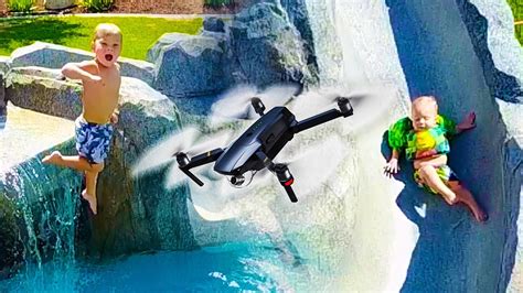 epic swimming pool drone shot tricks youtube