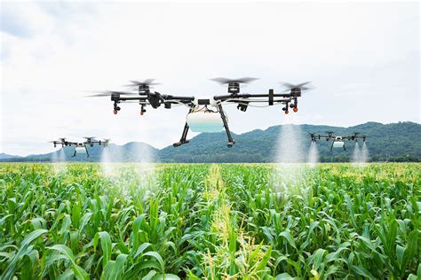 agriculture drones  uas improved  farming industry
