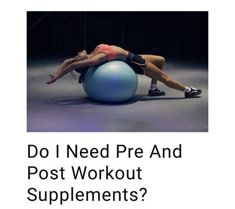 Supplement Series 2 Pre And Post Workout Supplements The Turnfit
