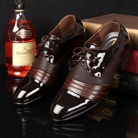 noopula mens european leather shoes famous brand luxury famous shoes  oxford platform luxury