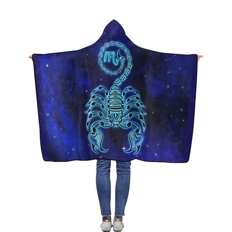 horoscope zodiac flannel hooded blanket etsy in 2021 hooded blanket