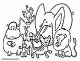 Zoo Coloring Pages Getcolorings Animal sketch template