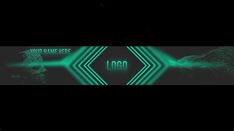 youtube banner template    pixels