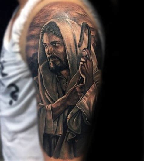 100 jesus tattoos for men cool savior ink design ideas