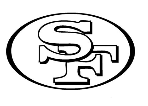 coloring pages san francisco ers  picture   find  sports