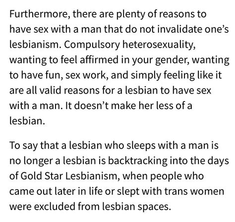on twitter hm this feels very disingenuous comparing lesbians having