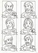 Coloring4free Apostles Disciples sketch template