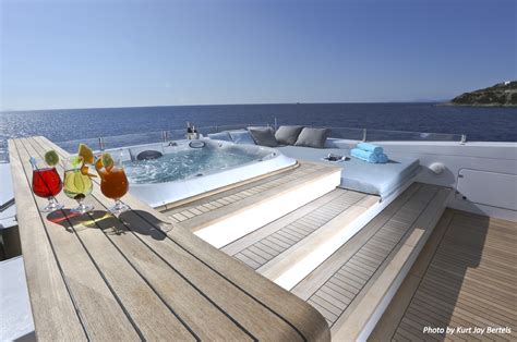 Deck Spa Pool Image Gallery – Luxury Yacht Browser By Charterworld