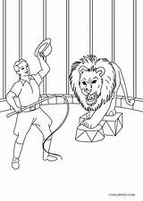 Circo Ringmaster Zirkus Malvorlagen Zirkusdirektor Cool2bkids Leon Leones sketch template
