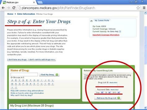 Using The Medicare Plan Finder Drug Id List And Passdate To Make Life