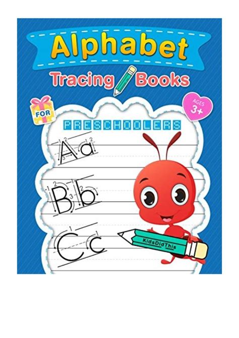 alphabet tracing books  preschoolers  kiddidthis press letter