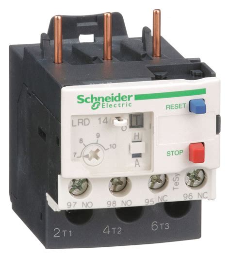 schneider electric overload relay      poles bimetallic dylrd grainger