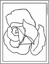 Rose Coloring Pages Bloom Printable Petal Lost Pdf Printables Colorwithfuzzy sketch template