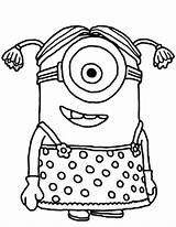 Coloring Pages Baby Minion Getcolorings sketch template