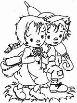 Coloring Pages Kids Hobo Precious Moments November Getcolorings Dog Archive 2010 Color sketch template