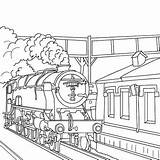 Hellokids Leaving Rail sketch template