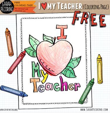 love  teacher printable coloring sheet saving