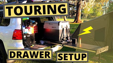 lc wd drawer system custom rear setup  touring fridge    wing kit