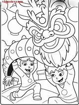Year Chinese Pages Coloring Colouring Printable Sheets Choose Board Kids Color sketch template