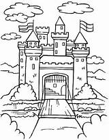 Coloring Castle Pages Printable Print Color Medieval Vbs Castles Fortress Para Sheets Crafts Kids Dragon Book Disney Castillos Colorear Castillo sketch template