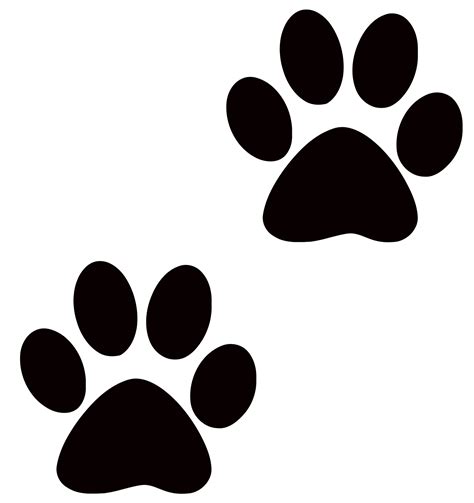 complete  paw print background images complete