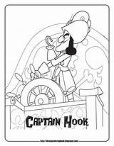 Pirates Coloring Pages Jake Neverland Pirate Sheets Disney Hook Never Land Captain Pittsburgh Kids Printable Color Drawing Colouring Getcolorings Birthday sketch template