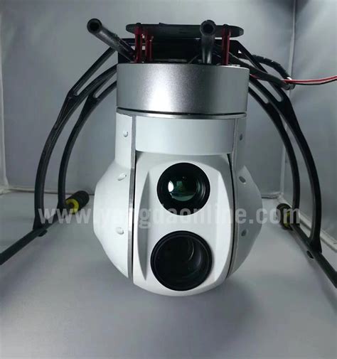 drone zoom camera  eoir dual sensor gimbal camera  fix wing  sdi video output military