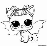 Coloring Pages Lol Pets Midnight Wings Pup Devil Cute Printable sketch template