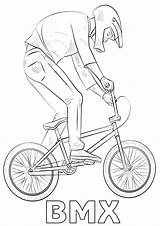 Bmx Coloring Pages Print sketch template