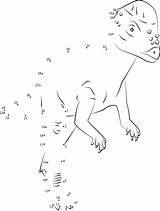 Relier Dinosaure Gratuit Verob Dots sketch template