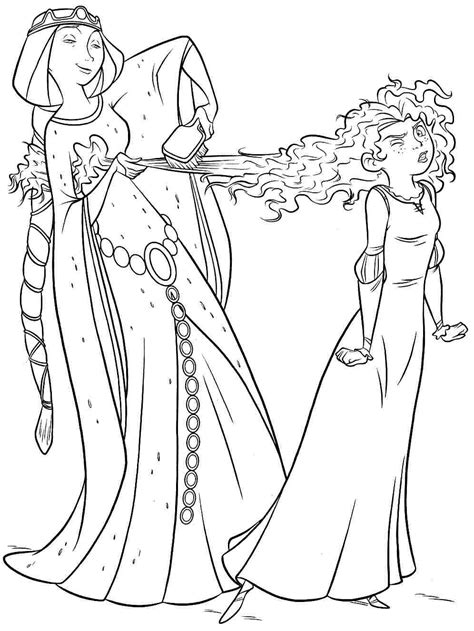 disney princess merida coloring pages  getcoloringscom
