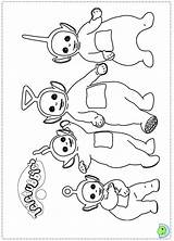 Teletubbies Coloring Pages Po Dinokids Dipsy Print Kids Color Getcolorings Getdrawings Fun Close sketch template