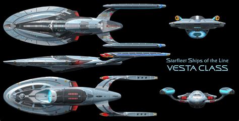 vesta class starship high resolution  enethrin  deviantart