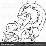 Exhausted Clipart Illustration Toonaday Royalty Rf sketch template