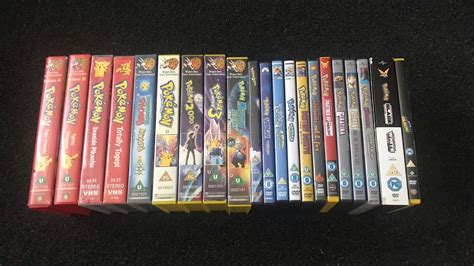 my pokemon uk vhs and dvd collection [summer 2020 edition
