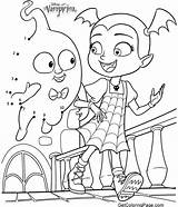 Vampirina Disney Dxf Computer Disimpan sketch template