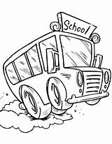 Mewarnai Sekolah Coloriage Speedy Autobus sketch template