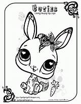 Petshop Littlest Bunny sketch template