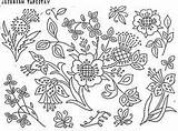 Embroidery Folk Pattern Patterns sketch template