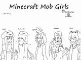 Aphmau Sketchite Mob sketch template