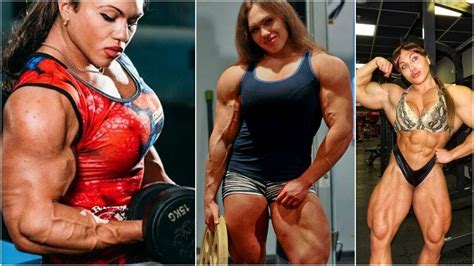 biggest muscle woman or female bodybuilder youtube